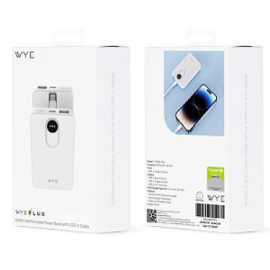 5000mAh Portable Power Bank With USB-C Cable