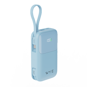 Fast Charging Power Bank With Built-In Cables 10k MAh