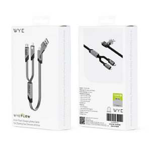 4-In-1 Fast Charging Data Cable For Charging Two Devices At Once